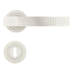 Würth Türdrücker ZD 21, Rosette BB, PZ, WC, Vernickelt