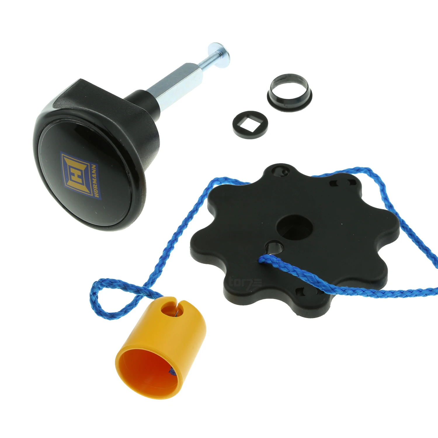 Hörmann Torgriffgarnitur, Kunststoff Schwarz, Für Schwingtore 2 Hörmann Torgriffgarnitur, Kunststoff Schwarz, Für Schwingtore – Bild 2