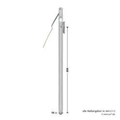 Hörmann Ersatz-Hebelarm Inkl. Adapterplatte, BRH 1920 Mm -Autoteilegeschäft 1049501 hoermann ersatz hebelarm inkl adapterplatte brh 1920mm bemassung