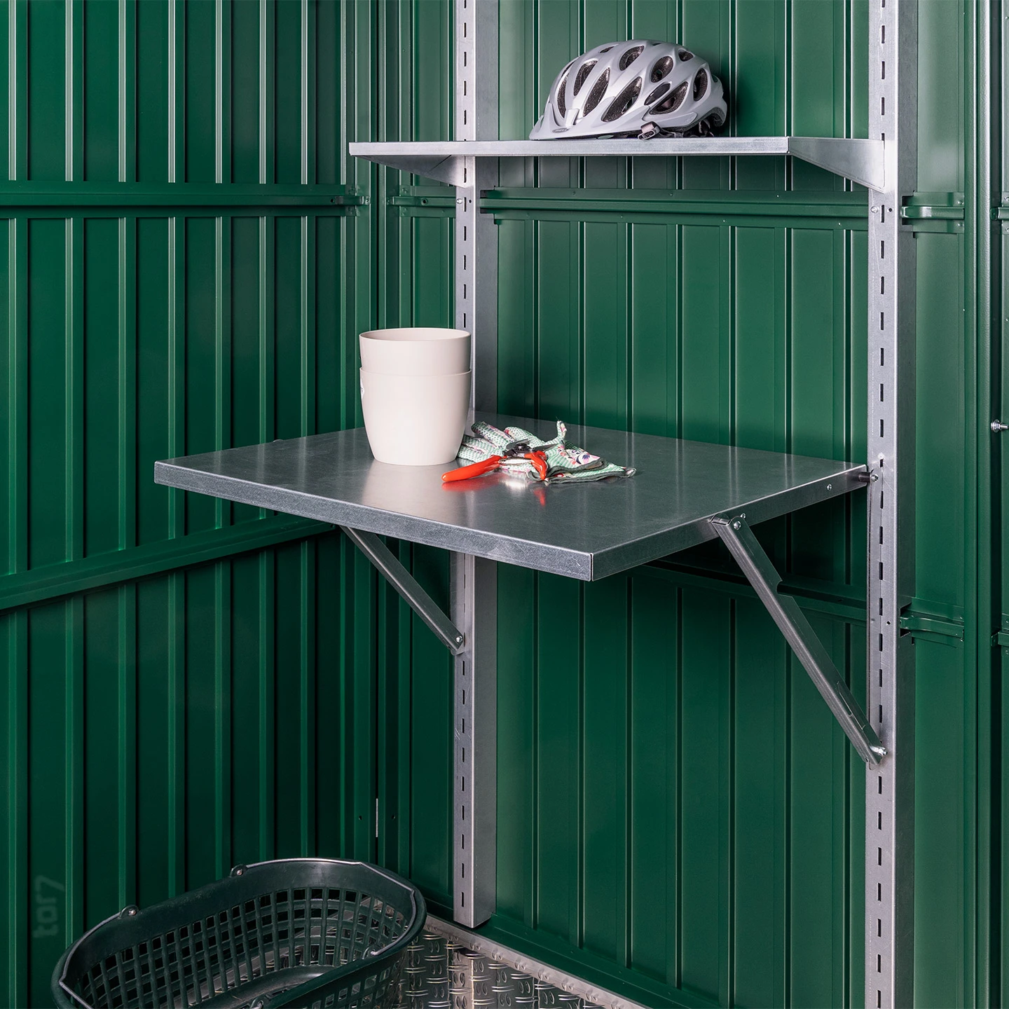 Hörmann Klapptisch-Set Inkl. Regalleisten 1 Hörmann Klapptisch-Set Inkl. Regalleisten