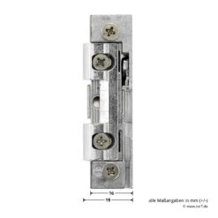 Hörmann E-Öffner Mit Tagesfalle (lose) Für THP Haustüren -Autoteilegeschäft 274661 hoermann e oeffner mit tagesfalle lose fuer thp haustueren vorderseite masse