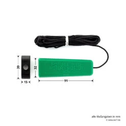 Hörmann Schaltseilverlängerung Für Notentriegelung, 2 X 4 Meter -Autoteilegeschäft 3000 hoermann schaltseilverlaengerung fuer notentriegelung gruen breite laenge