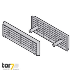 Hörmann Lüftungsgitter, Guss, 42 Mm -Autoteilegeschäft 3021548 hoermann lueftungsgitter guss 42 mm skizze