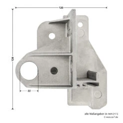 Hörmann Aufsetzstück, Beschlagsart N, Links -Autoteilegeschäft 3027708 hoermann aufsetzstueck beschlagsart n links bemassung 2