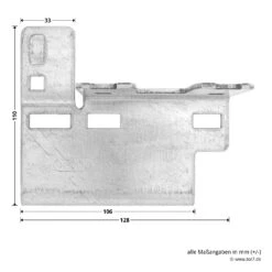 Hörmann Knotenblech, Beschlag L, Ausführung Rechts, Baureihe 30 9 Hörmann Knotenblech, Beschlag L, Ausführung Rechts, Baureihe 30 -Autoteilegeschäft 3045000 hoermann knotenblech beschlag l ausfuehrung rechts baureihe 30 masse bild 1