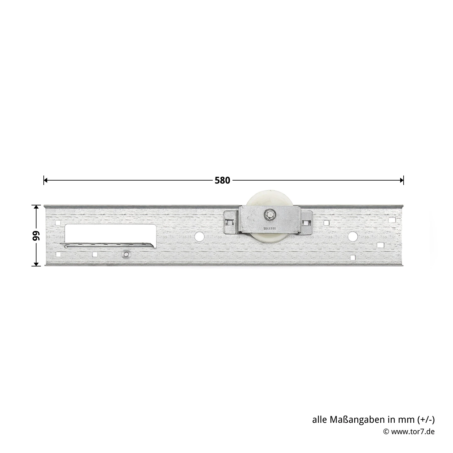 Hörmann Auslegerplatte, Beschlag L, Ausführung Rechts, Baureihe 30 3 Hörmann Auslegerplatte, Beschlag L, Ausführung Rechts, Baureihe 30 – Bild 3