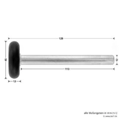 Hörmann Laufrolle Mit Kugellager, BR 30/40/50, Edelstahl -Autoteilegeschäft 3053384 hoermann laufrolle typ k kugellager edelstahl masse