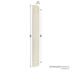 Hörmann Winkelschließblech 92 Mm Für Holz-Nebentüren -Autoteilegeschäft 3054221 hoermann winkelschliessblech 92 mm fuer holz nebentueren masse seite