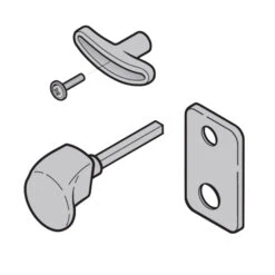 Hörmann Torgriffgarnitur, TS 42,5 Mm, Edelstahl Gebürstet, PZ 7 Hörmann Torgriffgarnitur, TS 42,5 Mm, Edelstahl Gebürstet, PZ -Autoteilegeschäft 3059741 hoermann torgriffgarnitur skizze