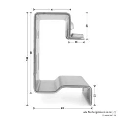 Hörmann Federstopperkonsole -Autoteilegeschäft 3073628 hoermann federstopperkonsole seitenmasse