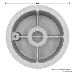Hörmann Seiltrommel, Beschlag N, L, Rechts, Baureihe 20/30 -Autoteilegeschäft 3093538 hoermann seiltrommel rechts fuer garagen sektionaltore br 30 masse durchfuehrung innen