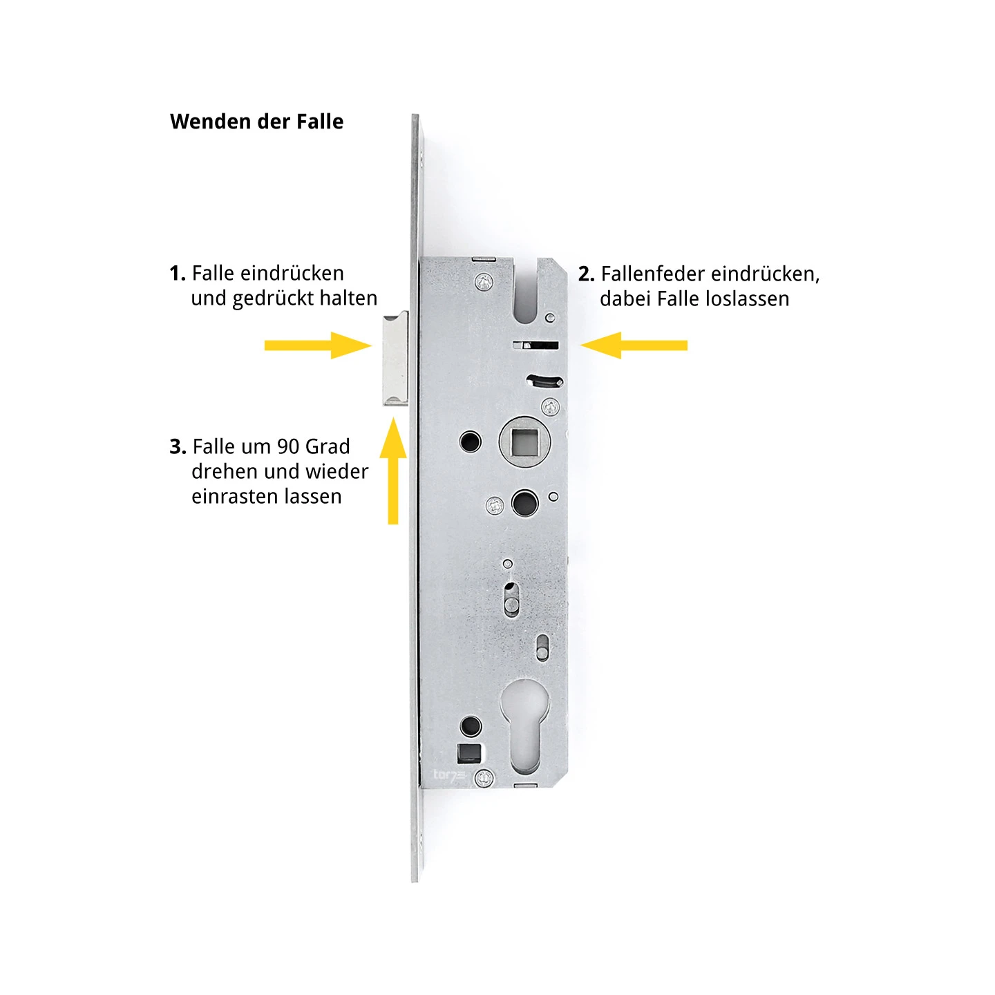 Hörmann Einsteck-Rohrprofilschloss KFV Für Schlupf-und Nebentüren, PZ 5 Hörmann Einsteck-Rohrprofilschloss KFV Für Schlupf-und Nebentüren, PZ – Bild 5