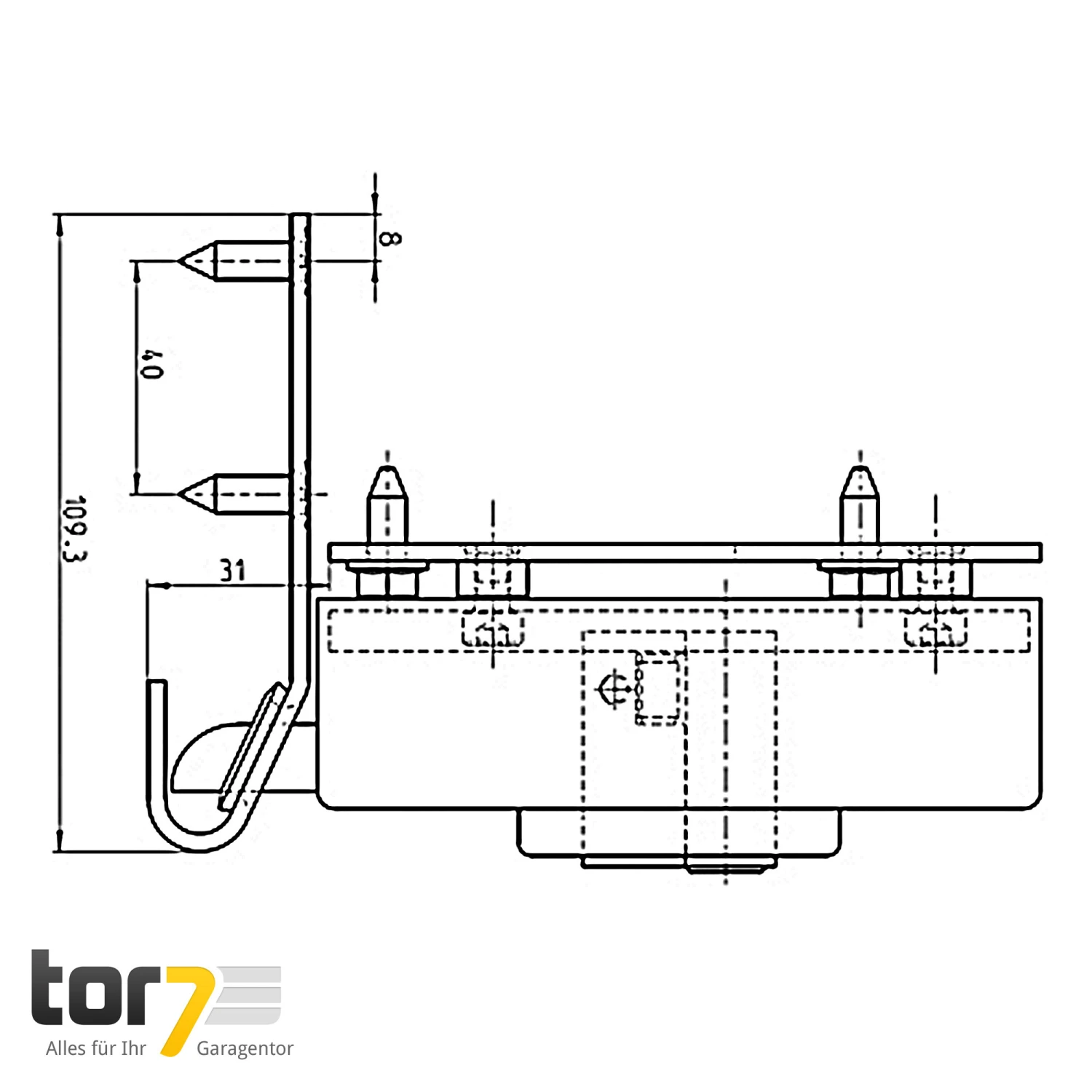 Hörmann Elektroschloss 24 V Als Pfeilerverriegelung Für Drehtore 10 Hörmann Elektroschloss 24 V Als Pfeilerverriegelung Für Drehtore – Bild 10