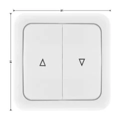Hörmann Innentaster TUPS 2 Für Unterputzsender -Autoteilegeschäft 436266 hoermann taster tups 2 masse