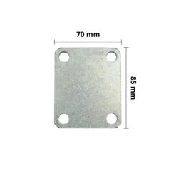Hörmann Pfeiler-Konterplatte, Stahl Verzinkt, Ohne Gewindestangen -Autoteilegeschäft 436332 og hoermann pfeiler konterplatte ohne gewindestangen bemasst