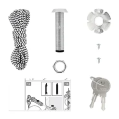 Hörmann EcoStar Notentriegelungsschloss NET -Autoteilegeschäft 436460 hoermann ecostar notentriegelungsschloss net lieferumfang