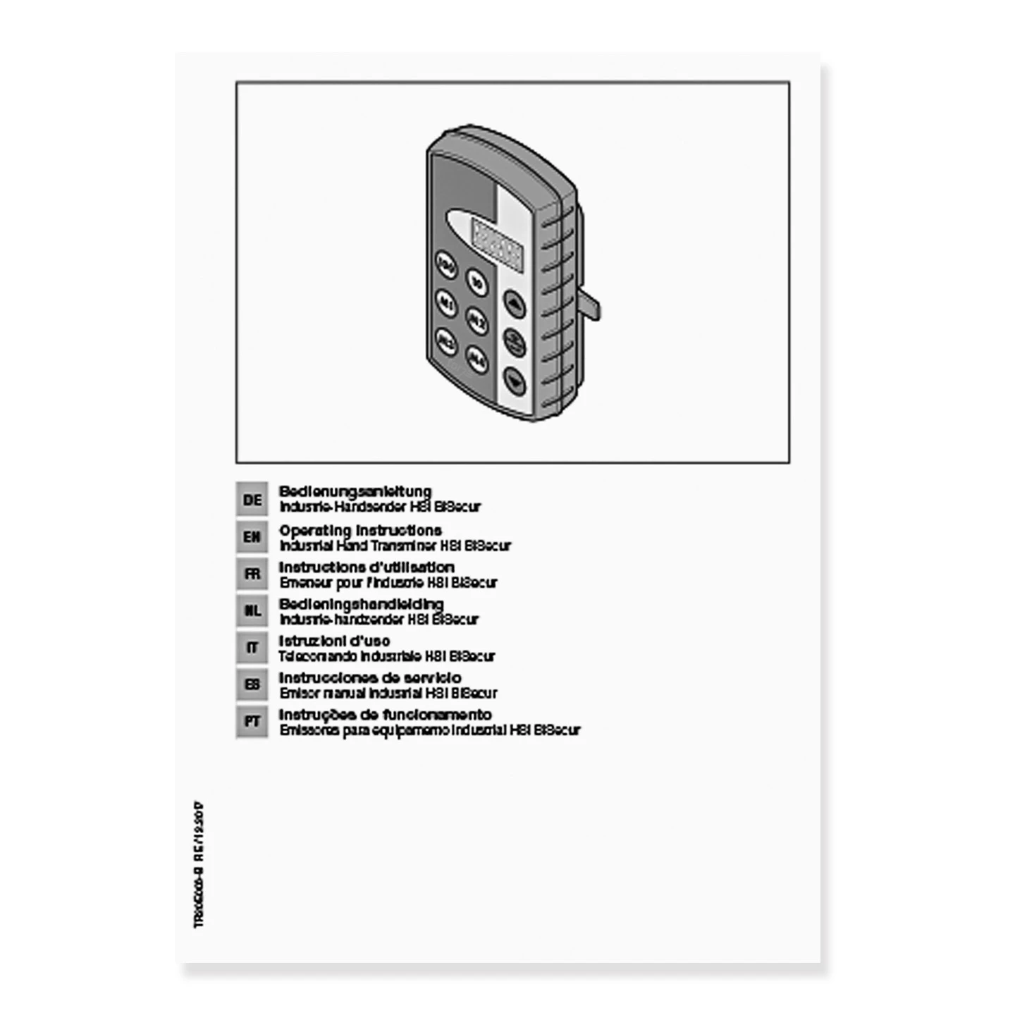 Hörmann Industrie-Handsender HSI, BiSecur 4 Hörmann Industrie-Handsender HSI, BiSecur – Bild 4