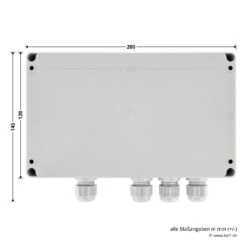 Hörmann 2-Kanal-Relais-Empfänger HER 2, 40 MHz -Autoteilegeschäft 437070 hoermann 2 kanal relais empfaenger her 2 40 mhz bemassung auswerteinheit