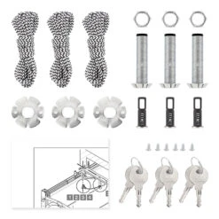 Hörmann Notentriegelung NET 4-3, 3er Set, Gleichschließend -Autoteilegeschäft 437199 hoermann notentriegelung net 4 3 3er set gleichschliessend lieferumfang