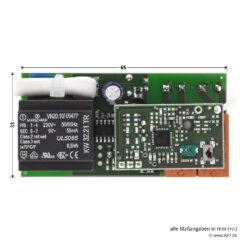Hörmann 2-Kanal-Relais-Empfänger HET 2, 868 MHz -Autoteilegeschäft 437485 hoermann 2 kanal relais empfaenger het 2 868 mhz platine masse