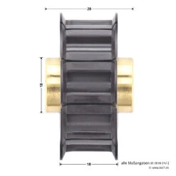 Hörmann Antriebsscheibenhalter Mit Antriebsscheibe Für FS10 -Autoteilegeschäft 437747 hoermann antriebsscheibenhalter mit antriebsscheibe fuer fs10 masse scheibe