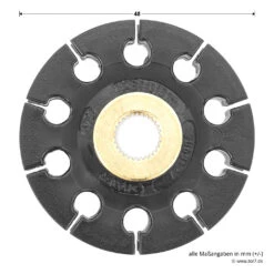 Hörmann Antriebsscheibe Für Führungsschiene FS 10 Und FS 2 -Autoteilegeschäft 438108 hoermann antriebsscheibe fuer fuehrungsschiene fs 10 und fs 2 durchmesser
