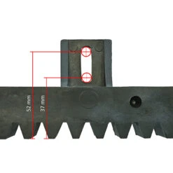 Hörmann Kunststoff-Zahnstange S6, Befestigung Oben -Autoteilegeschäft 438631 hoermann kunststoff zahnstange s6 detailansicht
