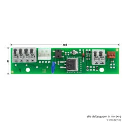 Hörmann Anschlussplatine Für VersaMatic, RotaMatic Und RotaMatic Akku -Autoteilegeschäft 439974 hoermann anschlussplatine fuer rotamatic und rotamatic akku vorderseite