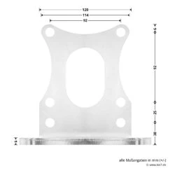Hörmann Befestigungswinkel, VersaMatic -Autoteilegeschäft 439985 hoermann befestigungswinkel versamatic masse lange seite
