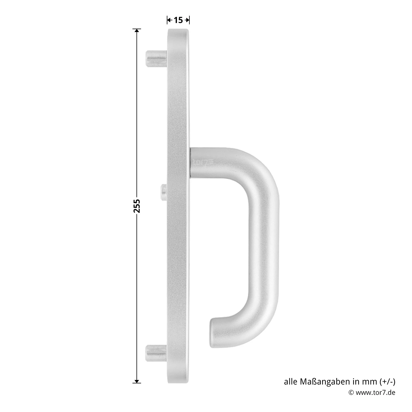 Hörmann FS Panikgarnitur D110 Langschild PZ ES2, Alu 7 Hörmann FS Panikgarnitur D110 Langschild PZ ES2, Alu – Bild 7