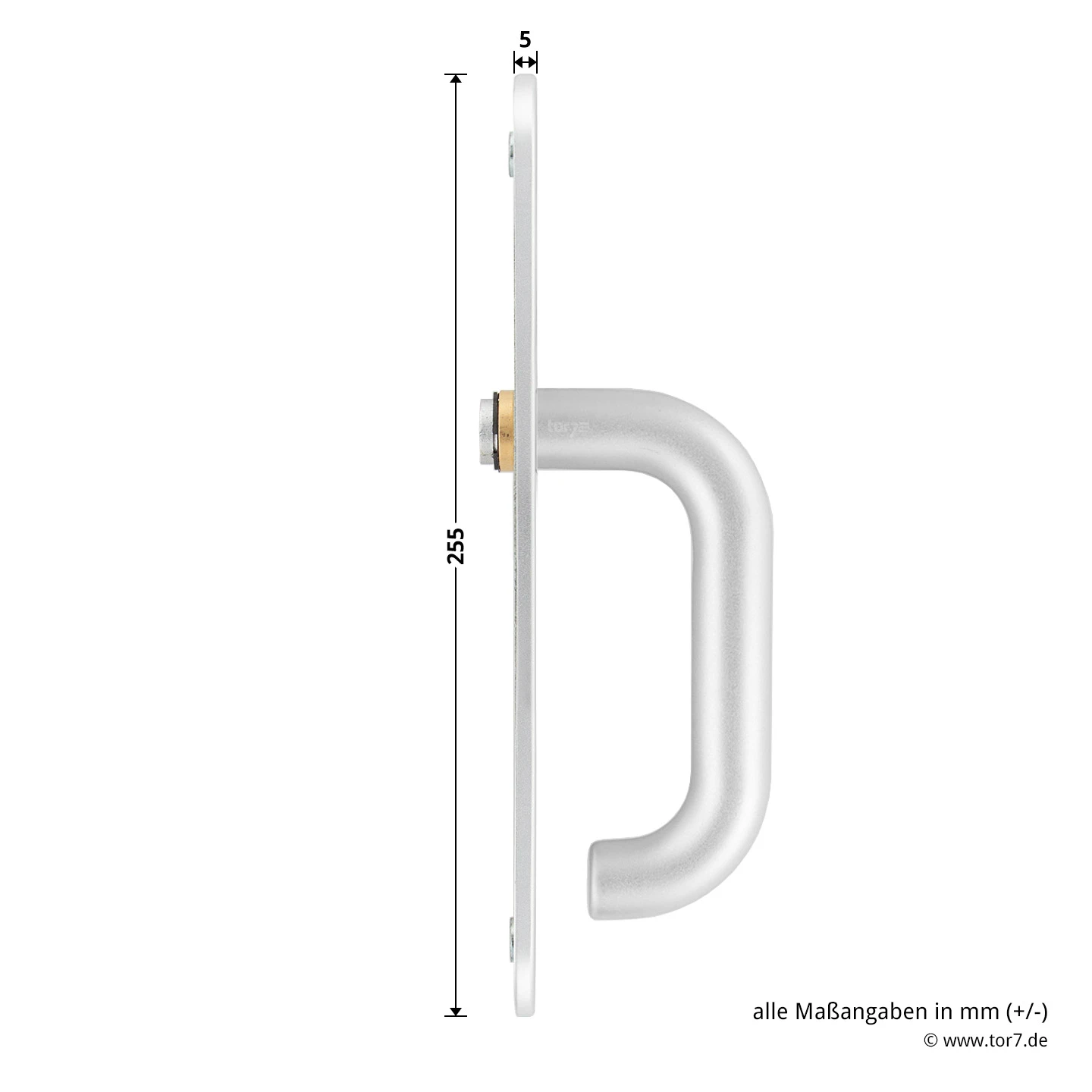 Hörmann FS Panikgarnitur D110 Langschild PZ ES2, Alu 8 Hörmann FS Panikgarnitur D110 Langschild PZ ES2, Alu – Bild 8