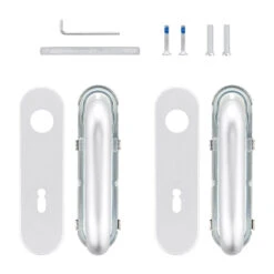 Hörmann Drückergarnitur D110 Kurzschild BB, Alu -Autoteilegeschäft 449909 hoermann drueckergarnitur mit kurzschild bb gelocht alu lieferumfang