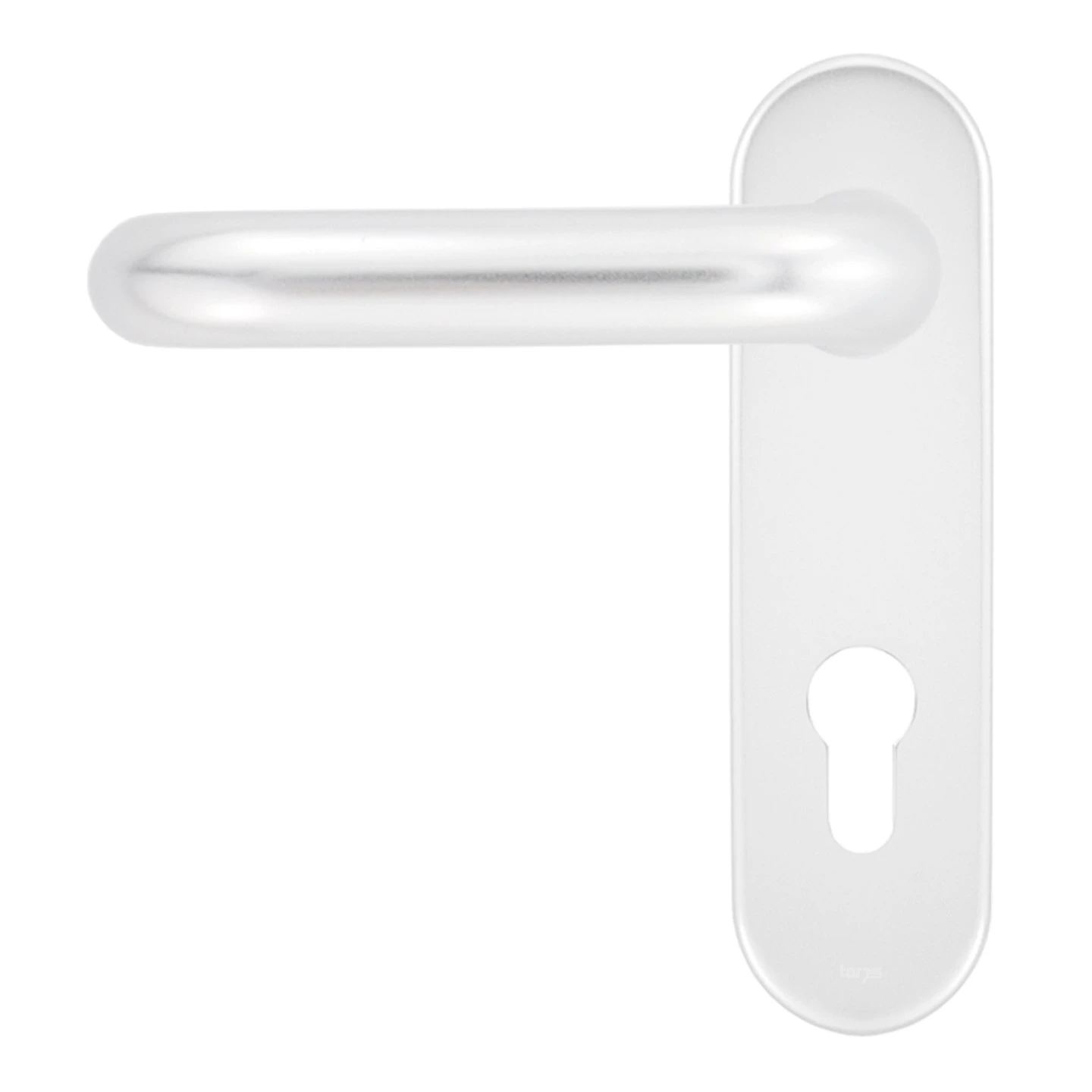 Hörmann Drückergarnitur D110 Kurzschild PZ, Alu 2 Hörmann Drückergarnitur D110 Kurzschild PZ, Alu – Bild 2