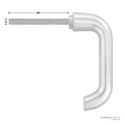 Hörmann Drückergarnitur D110 Kurzschild PZ, Alu 11 Hörmann Drückergarnitur D110 Kurzschild PZ, Alu -Autoteilegeschäft 449910 hoermann drueckergarnitur mit kurzschild pz gelocht alu stift masse