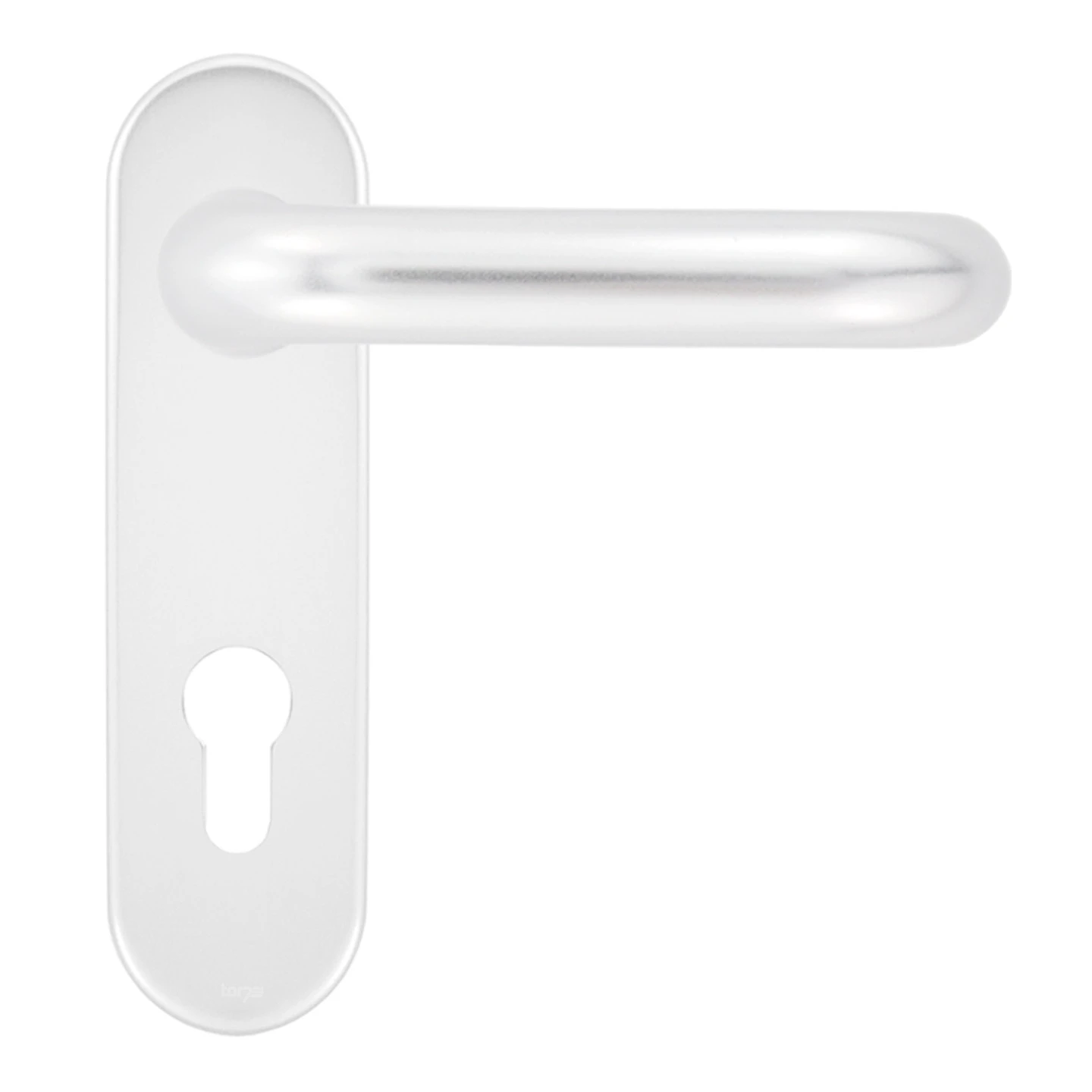 Hörmann Drückergarnitur D110 Kurzschild PZ, Alu 1 Hörmann Drückergarnitur D110 Kurzschild PZ, Alu