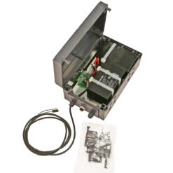 Hörmann RotaMatic Akku Solar Drehtorantrieb -Autoteilegeschäft 4510992 hoermann rotamatic akku solar 1 fluegelig drehtorantrieb steuerung geoeffnet