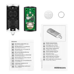 Hörmann Handsender HSE 4, BiSecur, Anthrazitgrau -Autoteilegeschäft 4511573 hoermann handsender hse 4 bisecur anthrazitgrau lieferumfang