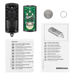 Hörmann Handsender HSE 4, BiSecur, Struktur Komplett Schwarz -Autoteilegeschäft 4511736 hoermann handsender hse 4 bisecur struktur komplett schwarz lieferumfang