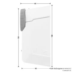 Hörmann Funk-Türschlossantrieb SmartKey -Autoteilegeschäft 4511787 hoermann funk tuerschlossantrieb smartkey weiss masse seite