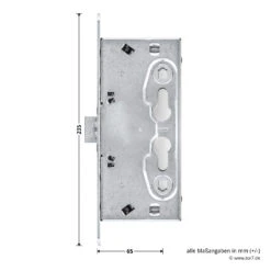 Hörmann Panikschloss Mit Wechselfunktion E, PZ, Li/re -Autoteilegeschäft 451215 hoermann panikschloss mit wechselfunktion pz li re bemassung