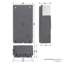 Hörmann Steuerung RollMatic, Ohne Funk -Autoteilegeschäft 4512850 hoermann steuerung rollmatic ohne funk bemassung