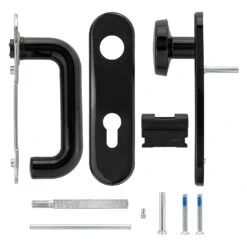 Hörmann Feuerschutz-Wechselgarnitur Typ D110 In Kunststoff Schwarz -Autoteilegeschäft 454685 hoermann fs wechselgarnitur d 110 antipanik lieferumfang