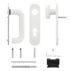 Hörmann FS Wechselgarnitur D110 Kurzschild PZ, Weiß -Autoteilegeschäft 454688 hoermann fs wechselgarnitur d 110 pz kurzschild polyamid weiss gleitlager lieferumfang
