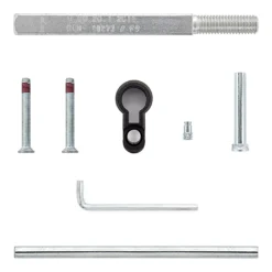 Hörmann FS Wechselgarnitur D110 Kurzschild PZ, Weiß -Autoteilegeschäft 454688 hoermann fs wechselgarnitur d 110 pz kurzschild polyamid weiss gleitlager montagematerial