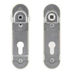 Hörmann FS Wechselgarnitur D110 Kurzschild PZ, Weiß -Autoteilegeschäft 454688 hoermann fs wechselgarnitur d 110 pz kurzschild polyamid weiss gleitlager rueckseite