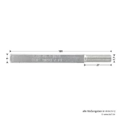 Hörmann FS Wechselgarnitur D110 Kurzschild PZ, Weiß -Autoteilegeschäft 454688 hoermann fs wechselgarnitur d 110 pz kurzschild polyamid weiss gleitlager stift