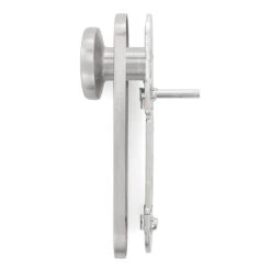 Hörmann FS Wechselgarnitur D110 Kurzschild PZ, Edelstahl -Autoteilegeschäft 454690 hoermann fs wechselgarnitur d 110 kurzschild pz gleitlager knopf k 130 edelstahl knauf seitenansicht