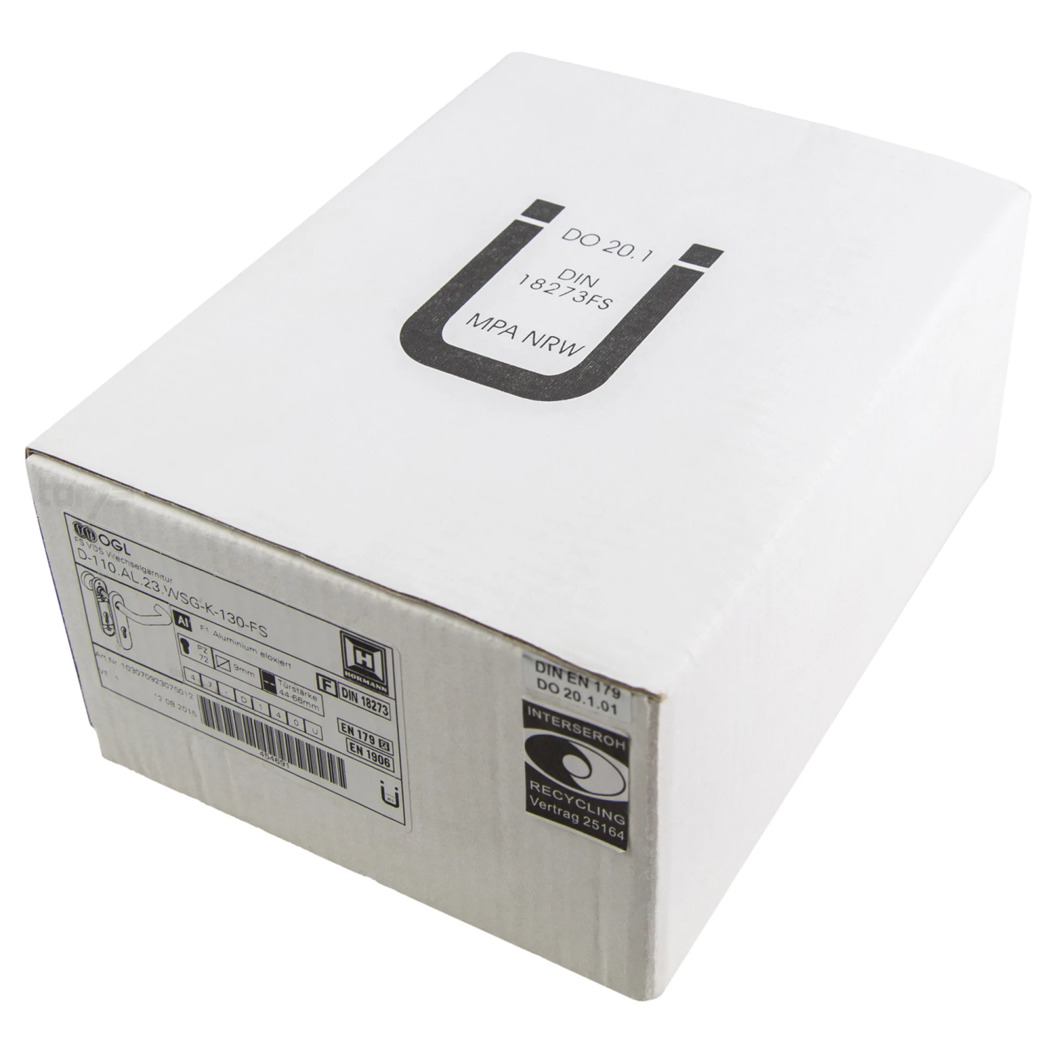 Hörmann Feuerschutz-Wechselgarnitur Typ D110 PZ, Aluminium 9 Hörmann Feuerschutz-Wechselgarnitur Typ D110 PZ, Aluminium – Bild 9