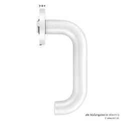 Hörmann FS Panik-Drückergarnitur D110 Rosette PZ, Alu -Autoteilegeschäft 454735 hoermann fs panikgarnitur d110 pz rosette alu f1 gleitlager masse