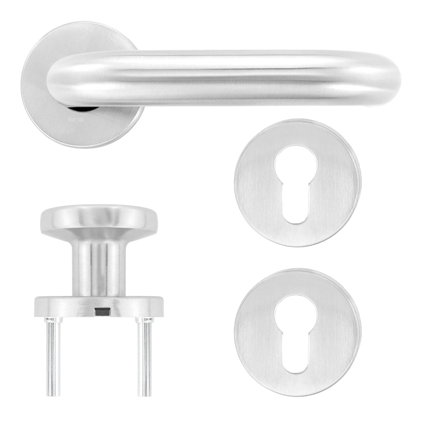 Hörmann FS Wechselgarnitur D110 Rosette PZ, Edelstahl 1 Hörmann FS Wechselgarnitur D110 Rosette PZ, Edelstahl